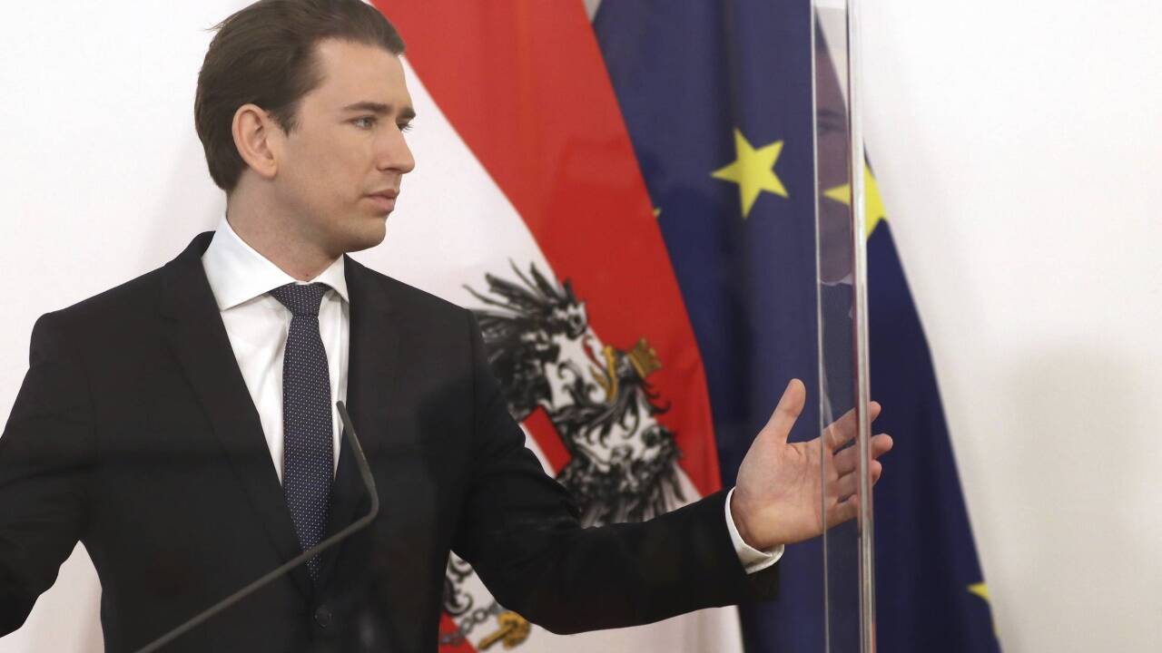 Bundeskanzler Sebastian Kurz.  