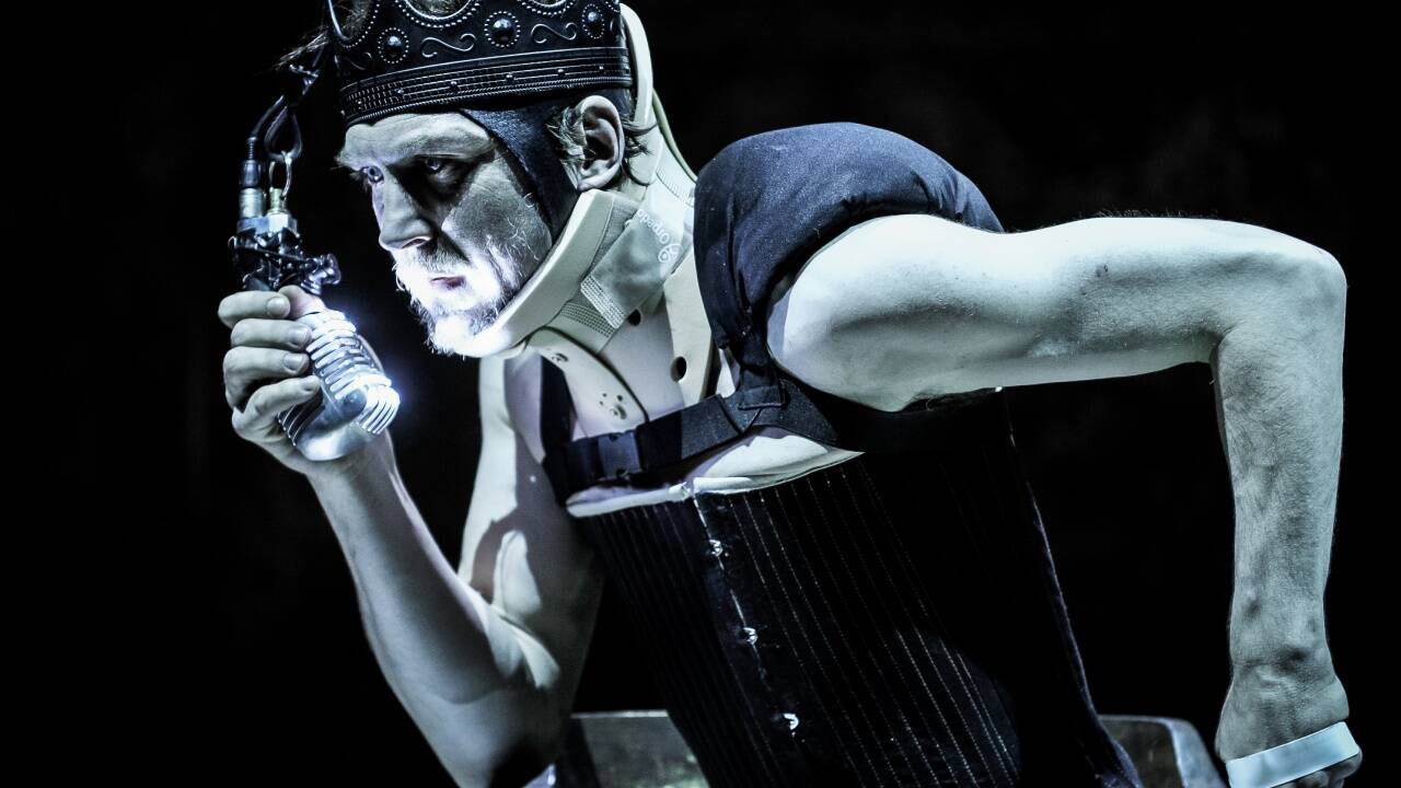 Als Richard III. an der Berliner Schaubühne 