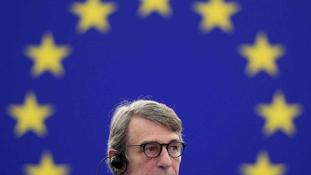 David Sassoli, der Präsident des EU-Parlaments. 