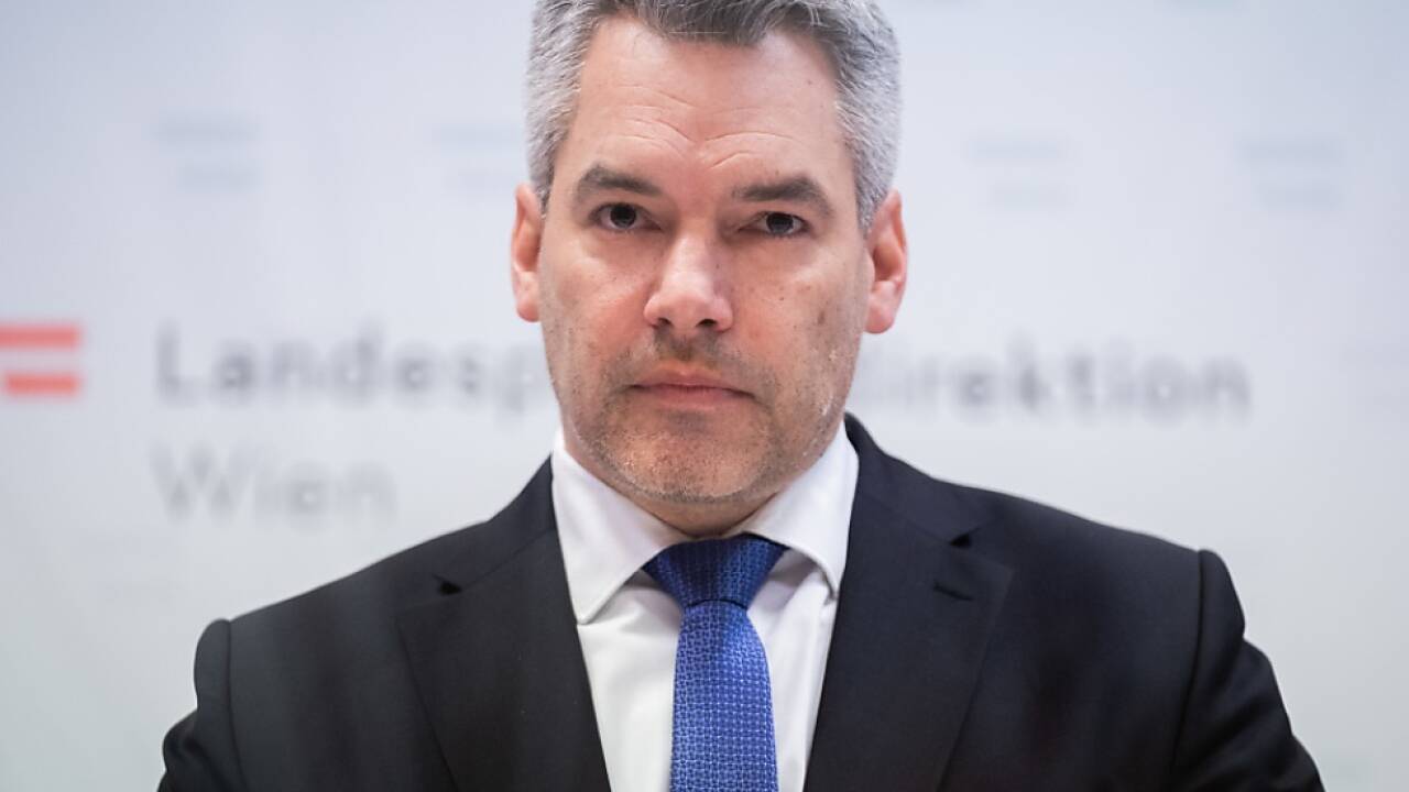 Nehammer nahm an der virtuellen Konferenz teil (Archivbild) 