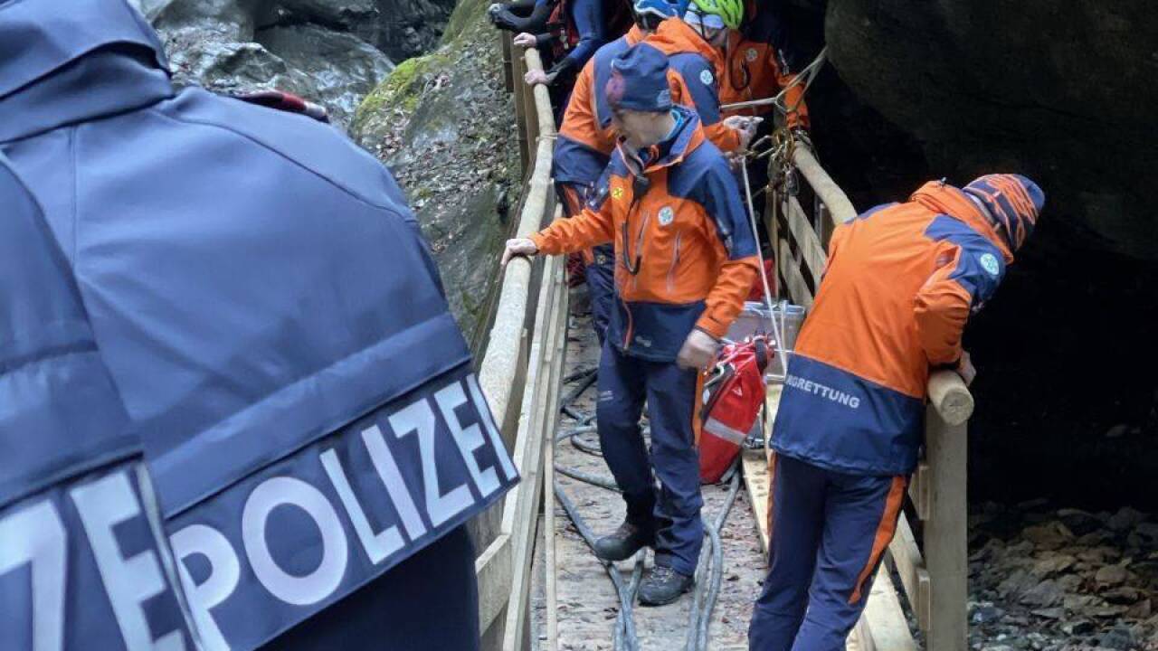 Bergrettung und Polizei waren ebenfalls im Einsatz.  