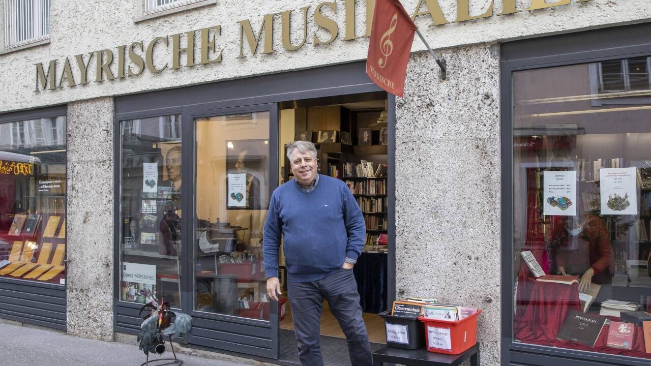 „Die Erleichterung ist groß“, sagt Christof Subklew, Standortleiter der Mayrischen Musikalienhandlung. 