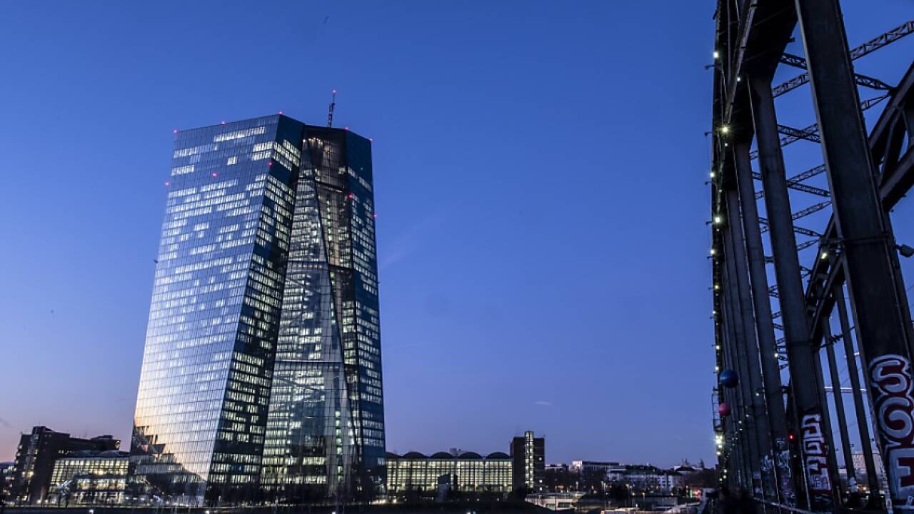 Die Europäische Zentralbank in Frankfurt rät von Bankdividenden ab 