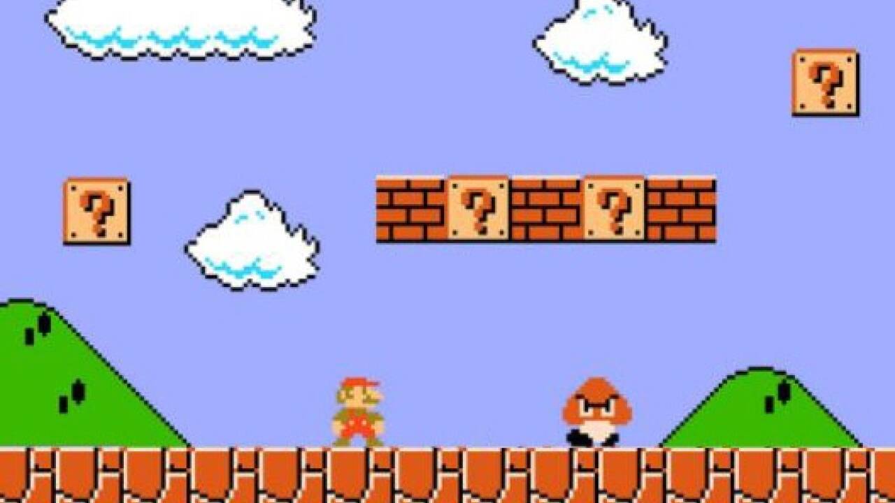„Super Mario Bros.“ auf dem Nintendo Entertainment System (NES). 