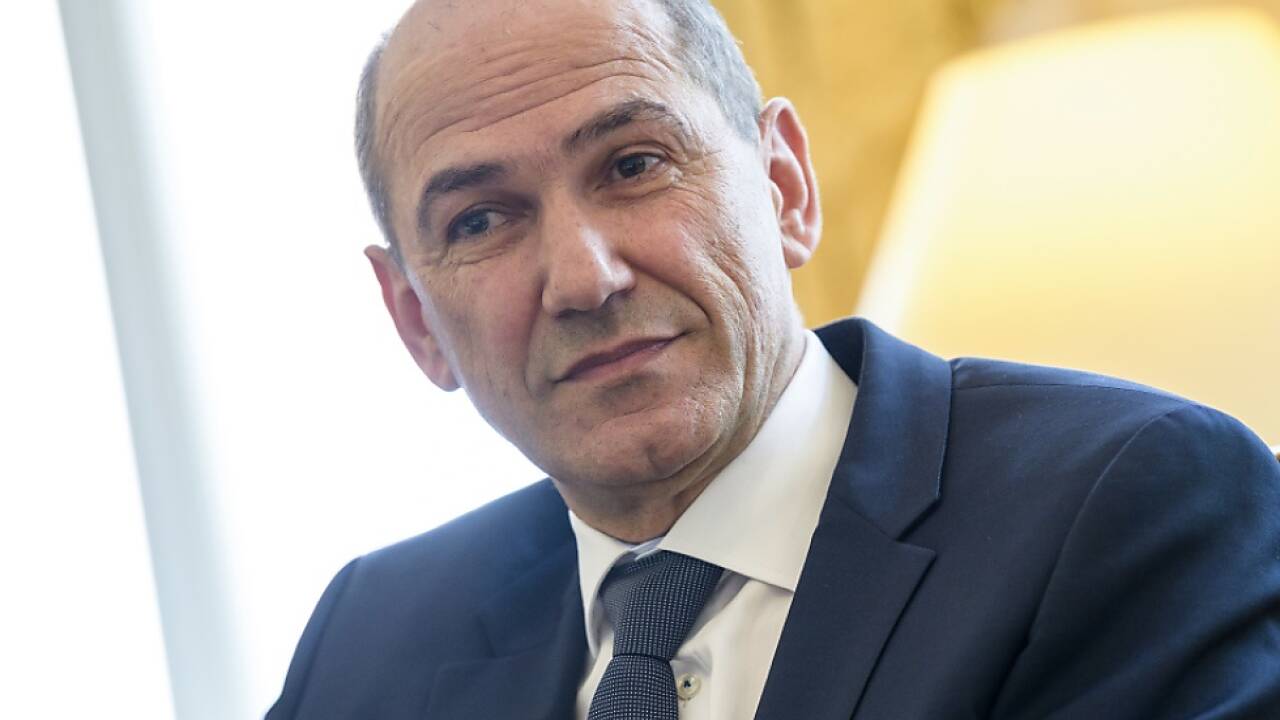 Sloweniens Premier Janez Jansa. 