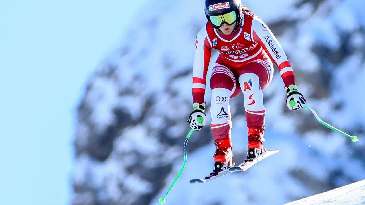 Der Tag, auf den sie seit 2017 gewartet hat: Sabrina Maier ist wieder im Weltcup dabei. GEPA 