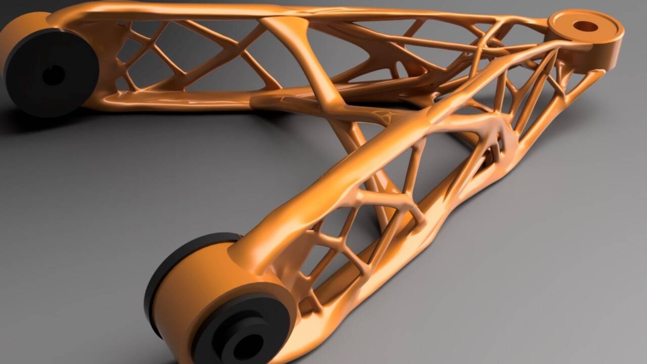 Bei BMW werden vor allem Kleinstteile gedruckt. Doch auch komplexe Teile wie Querlenker (u. r.) oder Türaufhängungen (o. r.) sind möglich. Bei BMW werden vor allem Kleinstteile gedruckt. Doch auch komplexe Teile wie Querlenker (u. r.) oder Türaufhängungen (o. r.) sind möglich.