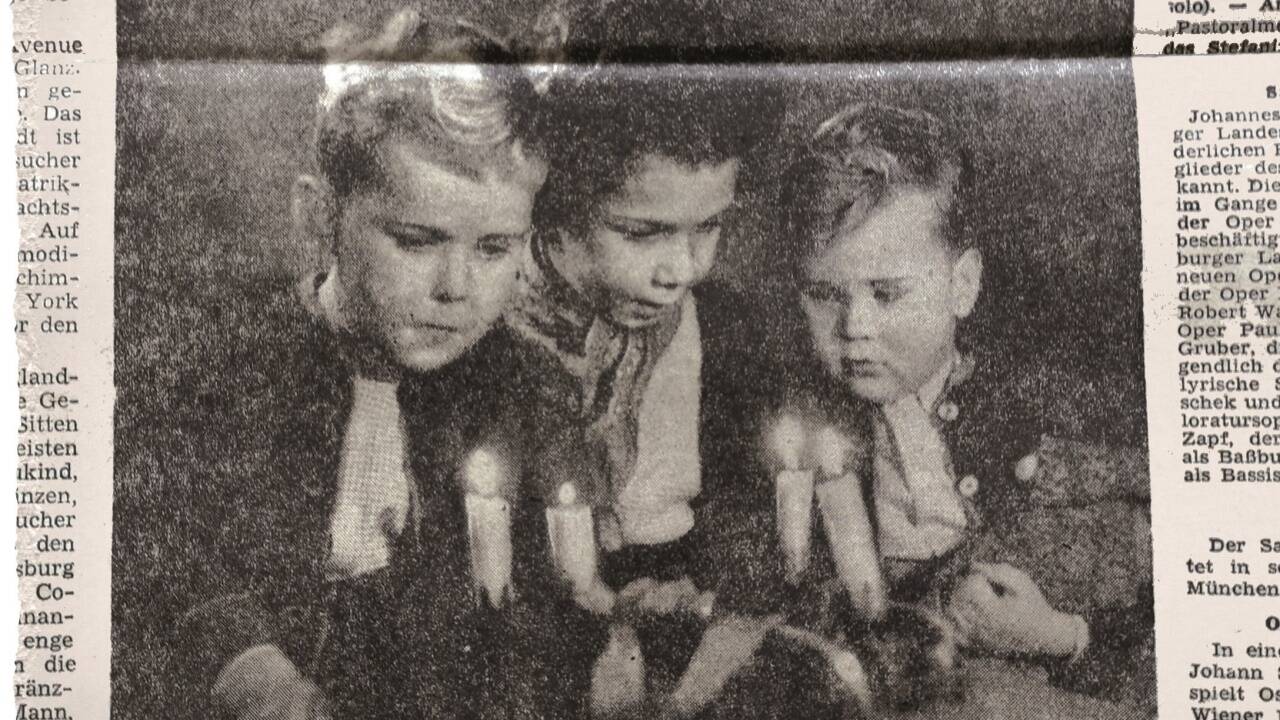 Aus den Salzburger Nachrichten vom 24. Dezember 1945. Aus den Salzburger Nachrichten vom 24. Dezember 1945.