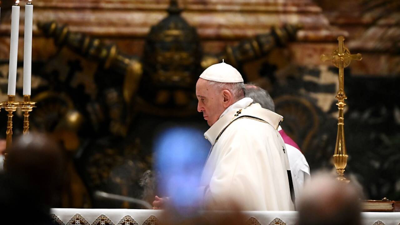 Papst Franziskus bei Weihnachtsmesse im Petersdom 