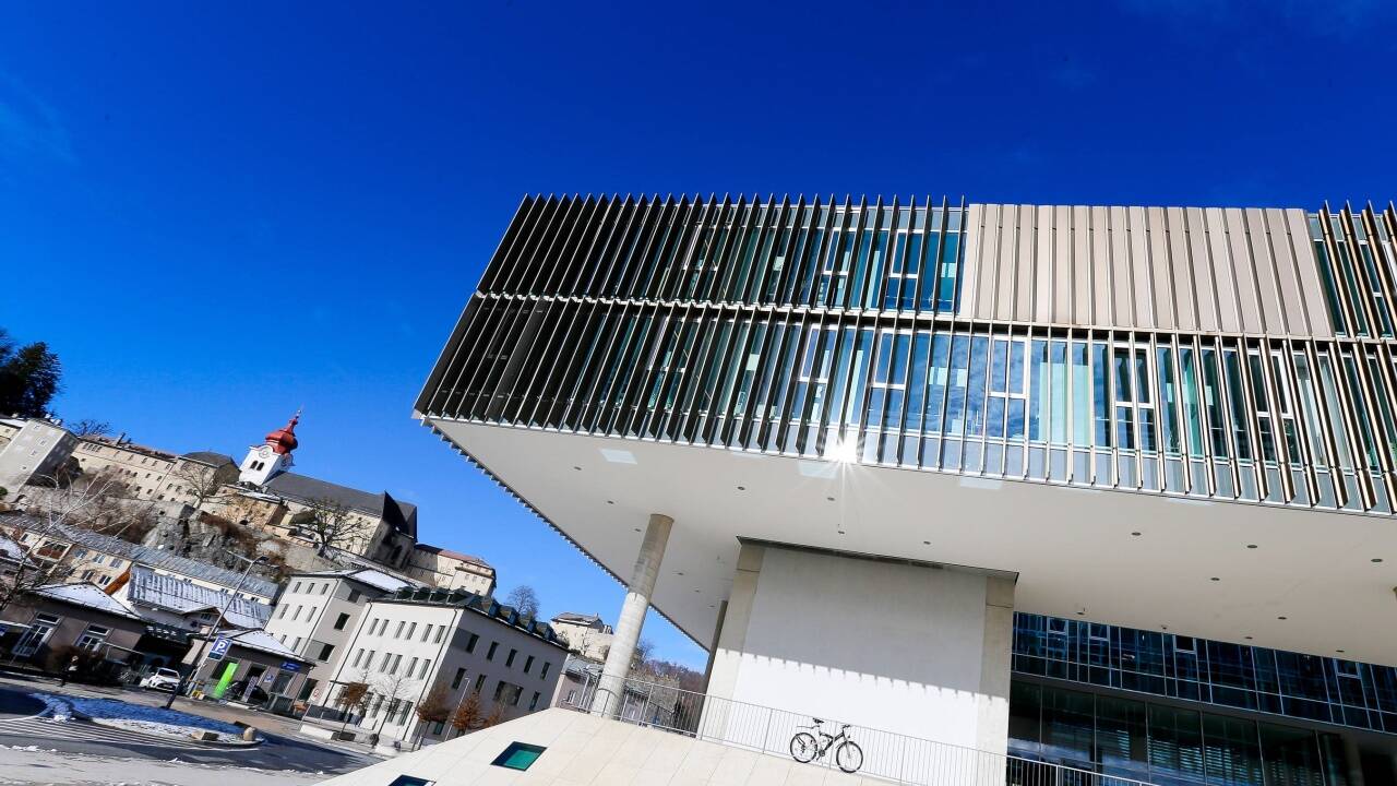 Der Uni-Campus im Nonntal in der Stadt Salzburg.  