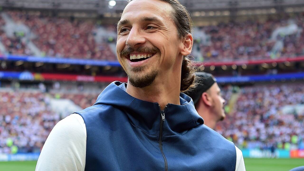 Zlatan Ibrahimovic hatte auch 2020 flotte Sprüche auf den Lippen. 
