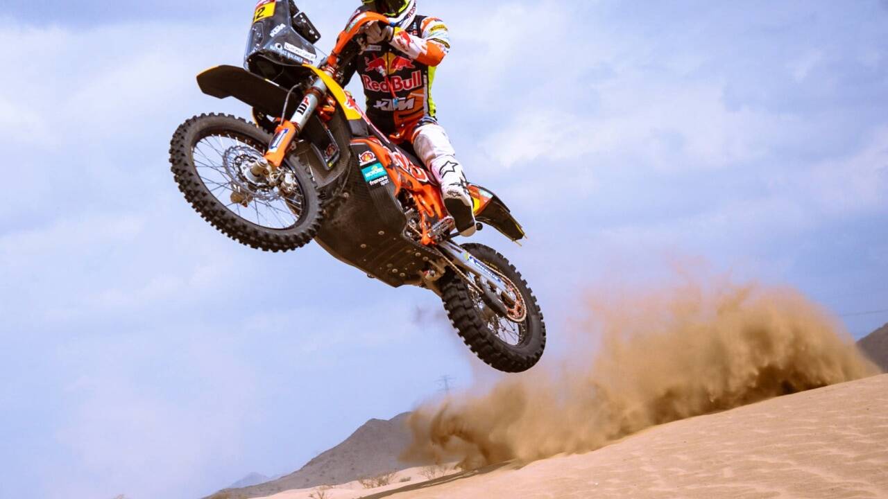 Matthias Walkner kämpft erneut um den Sieg bei der Rallye Dakar.  