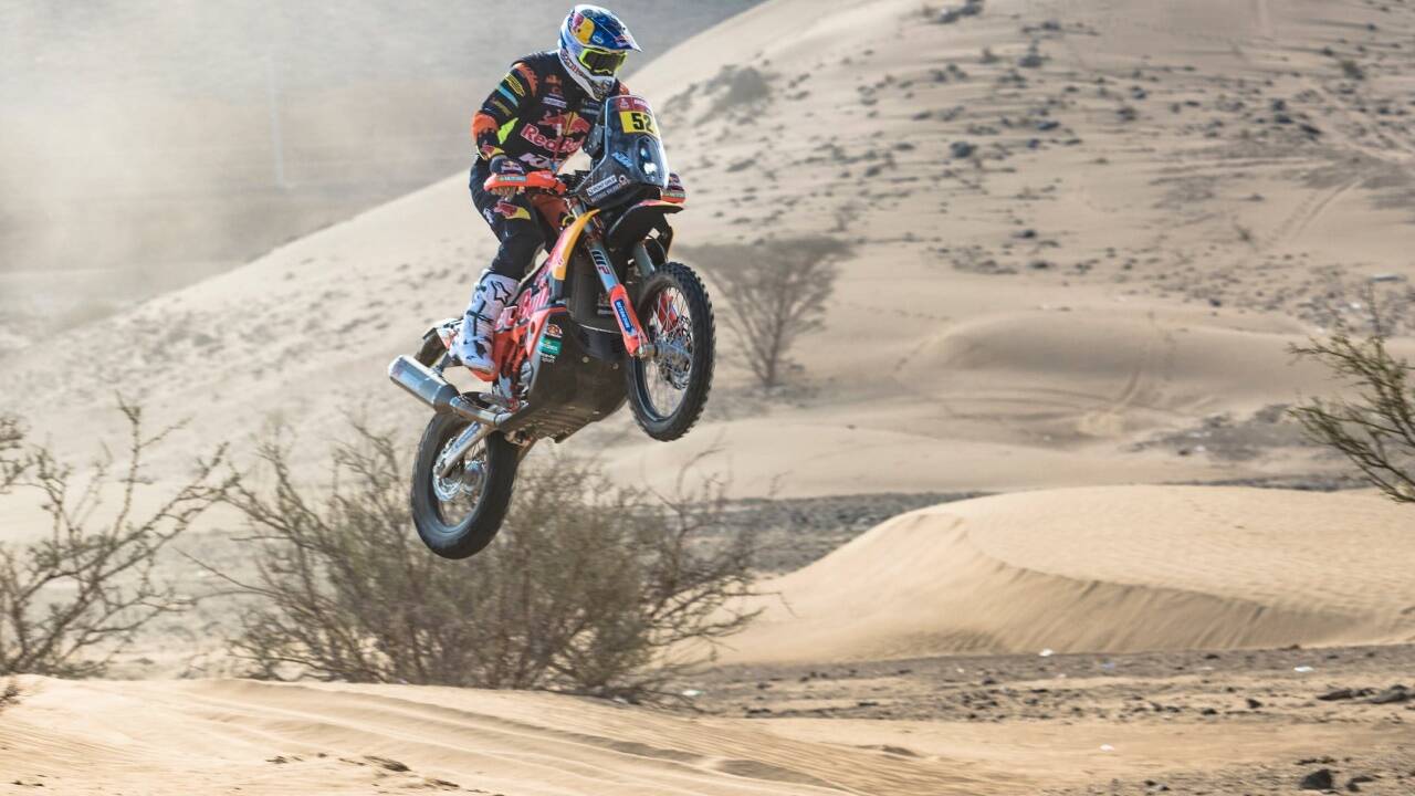 Matthias Walkner kämpft erneut um den Sieg bei der Rallye Dakar.  