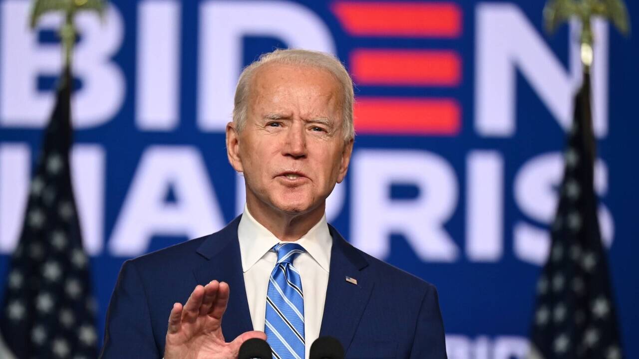 Nach der Wahl am 3. November war noch nicht mit Sicherheit klar, dass Joe Biden als Sieger hervorgeht. Nach der Wahl am 3. November war noch nicht mit Sicherheit klar, dass Joe Biden als Sieger hervorgeht.
