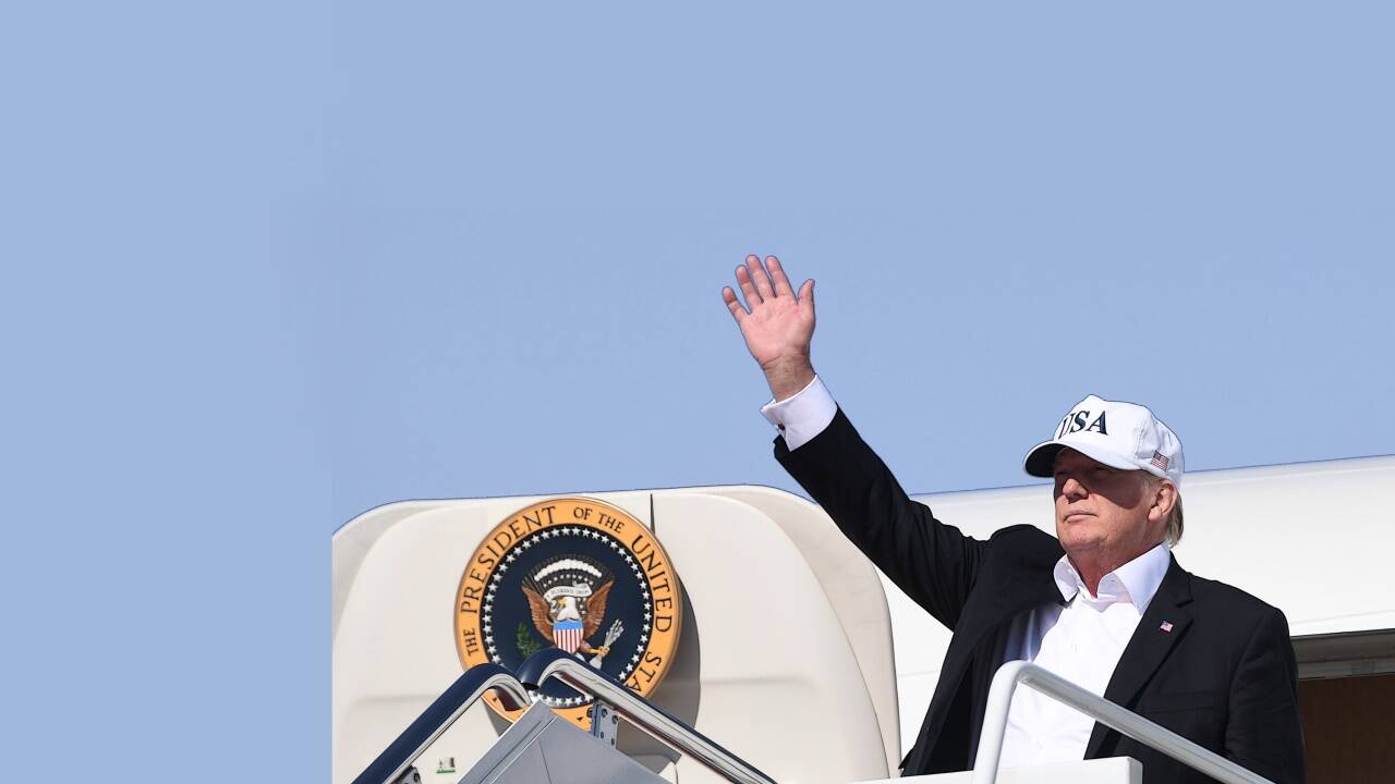 Der scheidende US-Präsident Donald Trump. Der scheidende US-Präsident Donald Trump.