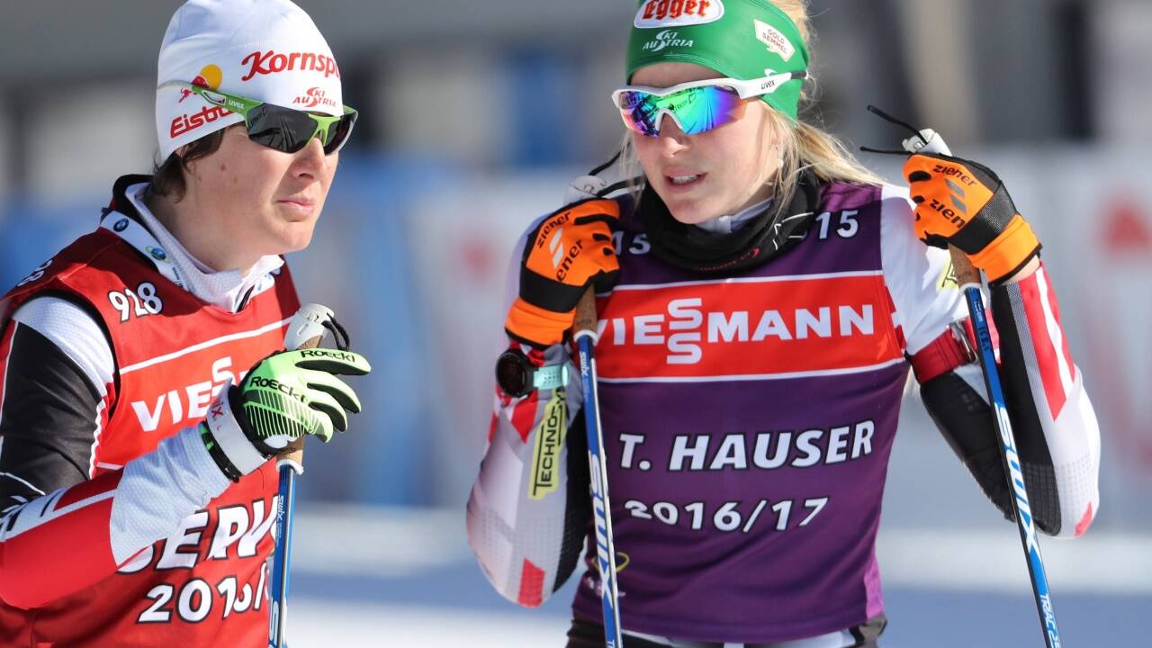 Enge Bezugsperson: Flunger und Hauser, hier noch in gemeinsamen ÖSV-Zeiten.  