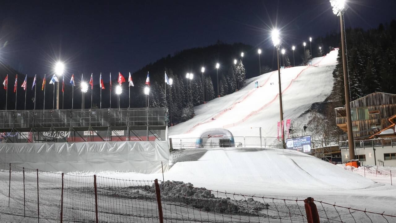 Piste und Infrastruktur sind in Flachau nach dem Damen-Nachtslalom fertig. 
