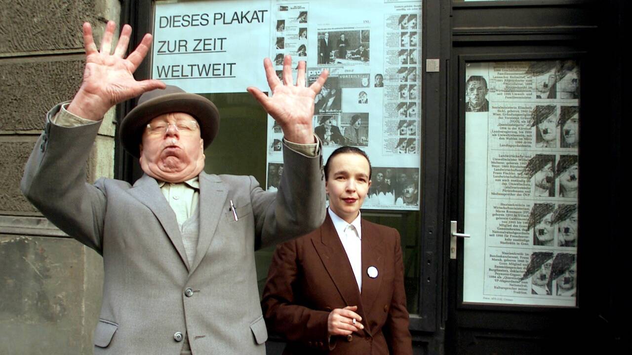 Viktor Rogy mit seiner Partnerin Bella Ban.  