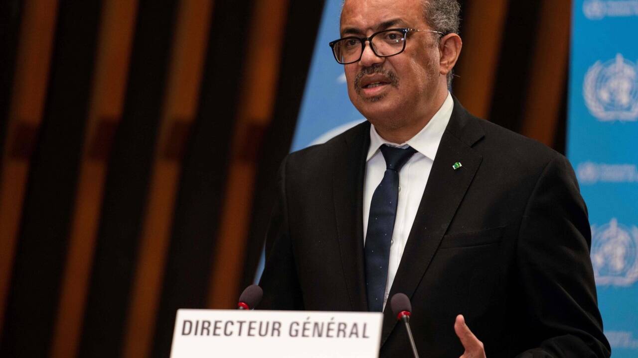 WHO-Chef Tedros Adhanom Ghebreyesus.  WHO-Chef Tedros Adhanom Ghebreyesus.