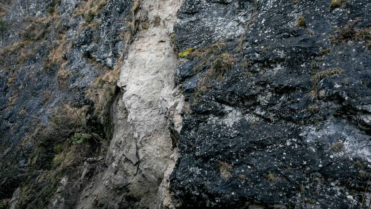 60 Tonnen Fels lösten sich aus der Kapuzinerbergwand.  