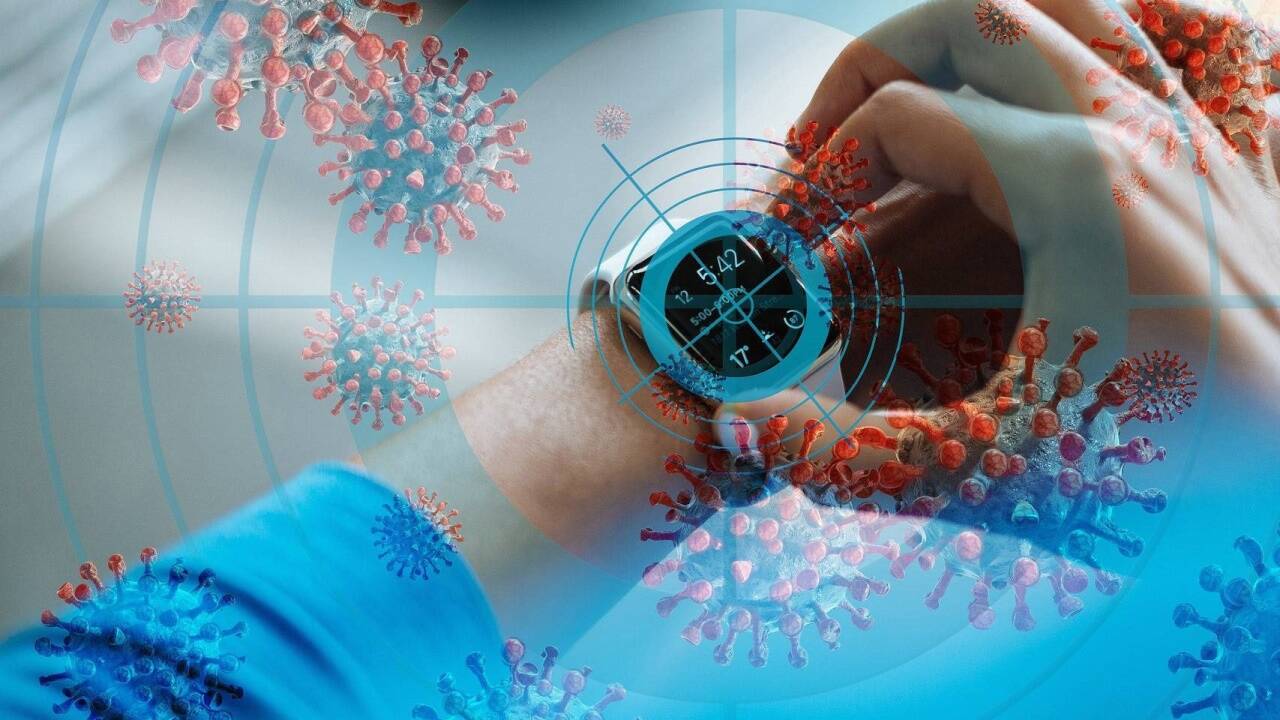 Fitnesstracker und smarte Uhren können zur Erforschung von Covid-19 beitragen. Fitnesstracker und smarte Uhren können zur Erforschung von Covid-19 beitragen.