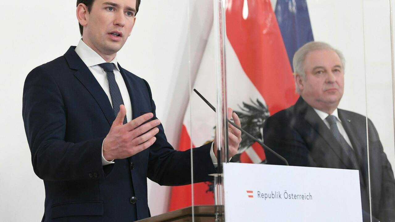Bundeskanzler Sebastian Kurz (ÖVP) und der steirische Landeshauptmann Hermann Schützenhöfer (ÖVP). 