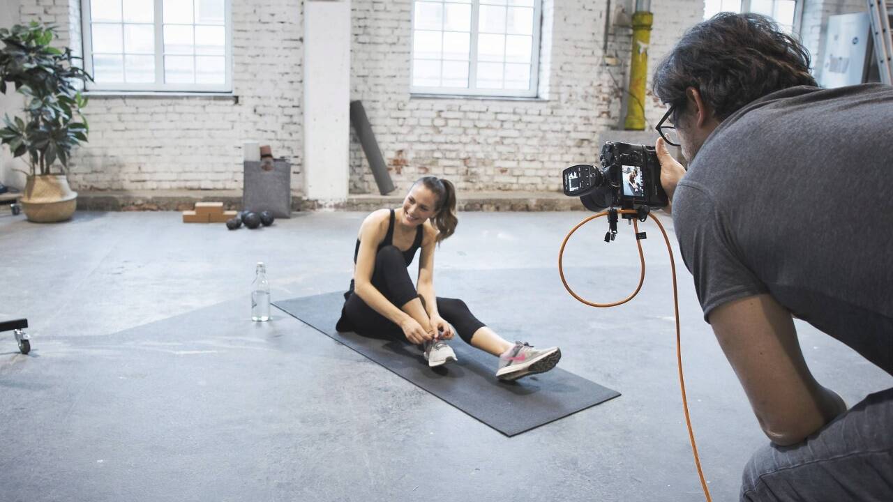 Mit Fitnessvideos erreicht Marissa Jöbstl ihre Kunden auch während der Pandemie.  