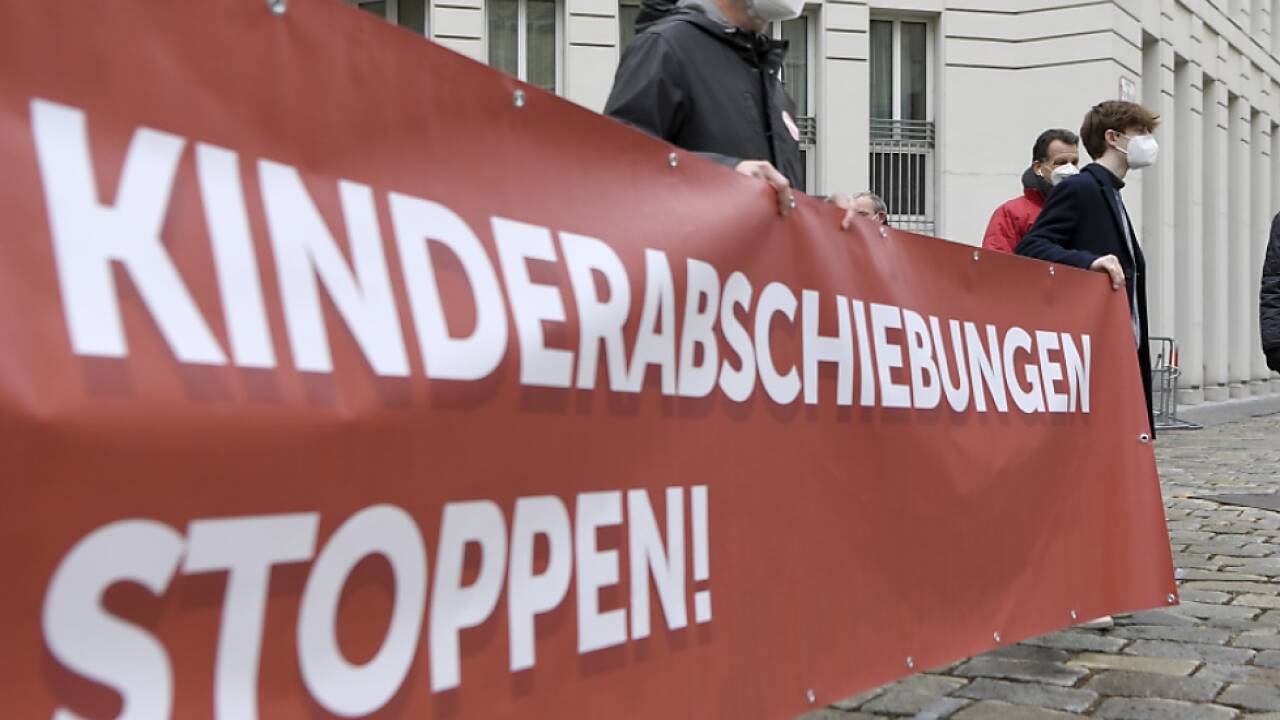 Demo gegen Kinder-Abschiebung 