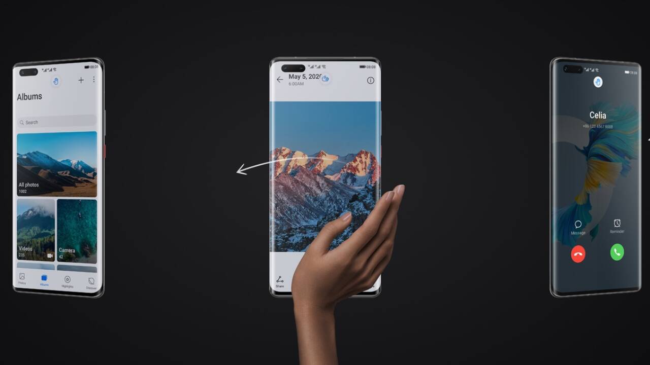 Seit wenigen Tagen ist das Mate 40 Pro in Österreich auf dem Markt. Bei dem Gerät setzt Huawei etwa stark auf Gestensteuerung. 