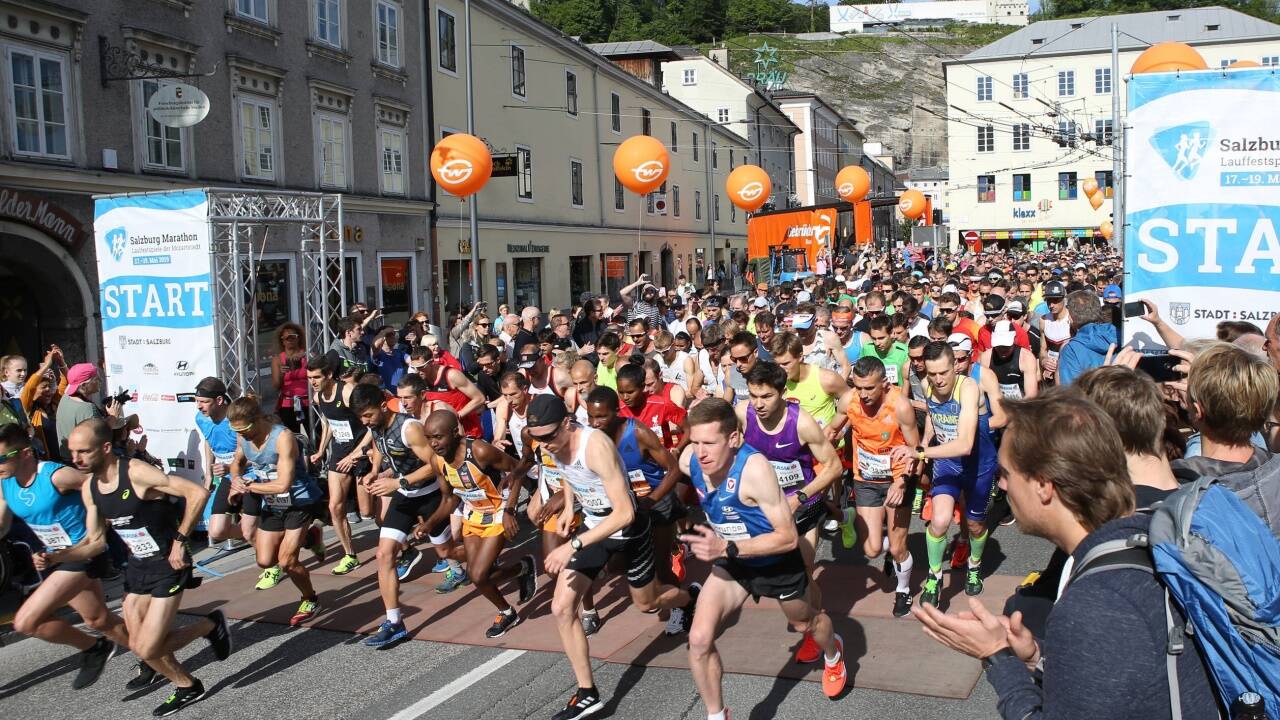 Spektakuläre Marathon-Bilder aus Salzburg gibt es erst wieder 2022. 