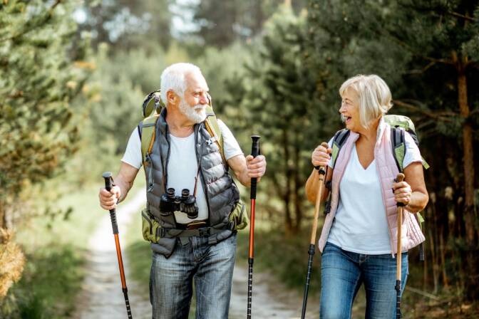 Eine Studie, die Pilger auf dem Jakobsweg untersuchte, konnte zeigen: Wandern ist für Menschen mit Diabetes ein guter Einstiegssport, steigert Wohlbefinden und Lebensqualität.  