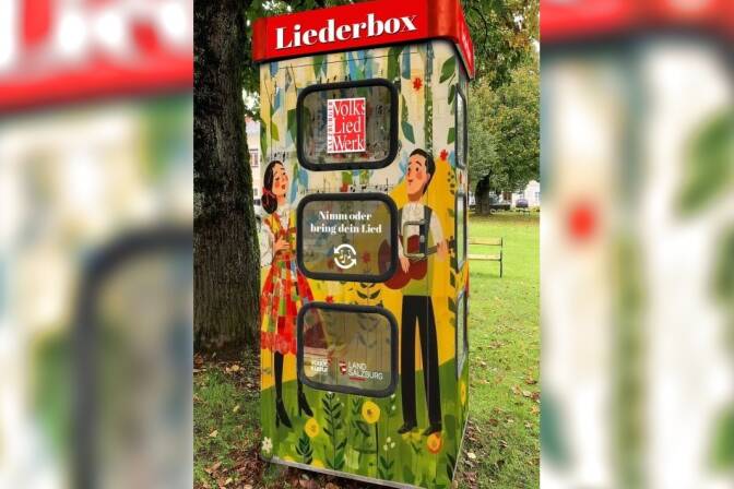 Die erste Liederbox des Landes steht im Salzburger Nonntal. 
