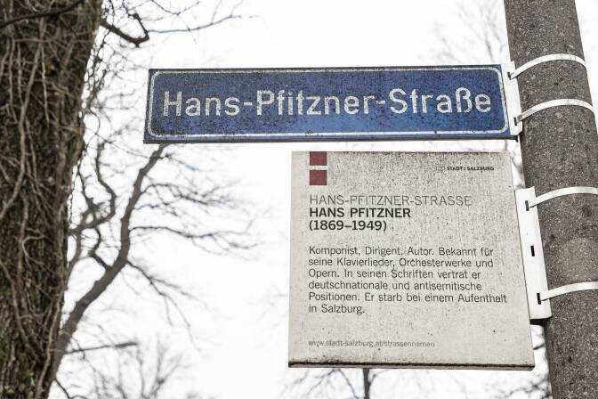 Hans-Pfitzner-Straße Salzburg. Foto: Kolarik Andreas 06.02.2025 