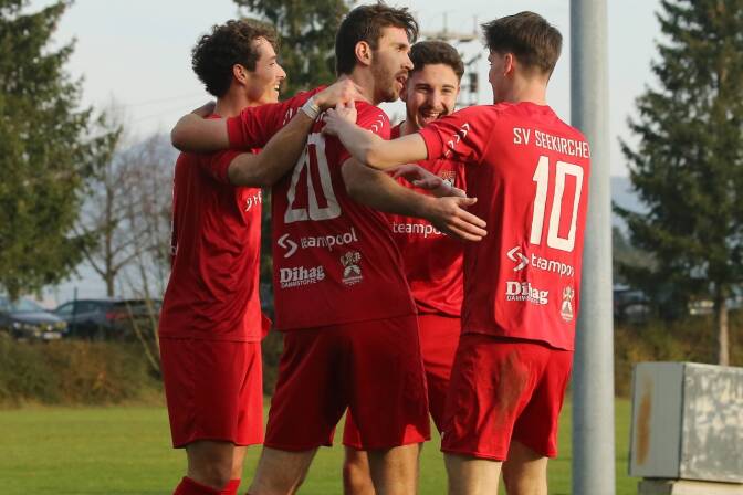 Aufsteiger Seekirchen hatte in der Herbstsaison in der Regionalliga West viel zum Jubeln. krug 
