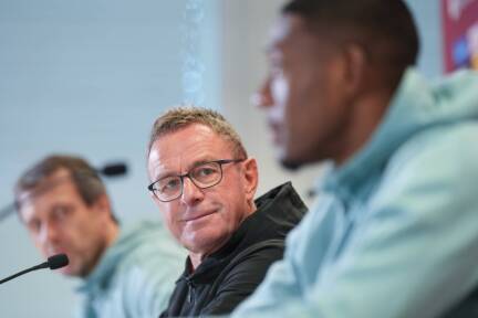 ÖFB-Pressekonferenz am Montagnachmittag. 