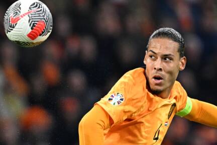 'Oranje'-Kapitän Virgil van Dijk in Aktion 