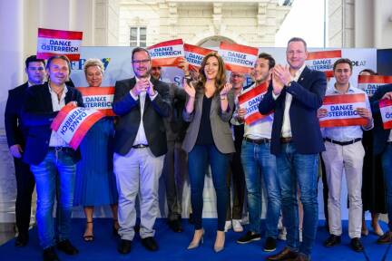 FPÖ-Wahlparty am Sonntag in Wien.  