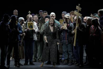 Nadezhda Karyazina als Marfa in „Chowanschtschina“. Am Samstag feiert die Opernproduktion Premiere. 