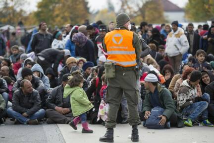 Tausende Menschen kamen täglich über den Grenzübergang Spielfeld ins Land. 