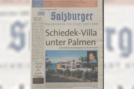 Das war die Titelseite des ersten SN-Lokalteils im neuen Format am 16. September 1995.