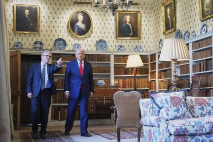 Der britische Premier Keir Starmer und US-Präsident Donald Trump trafen einander am Donnerstag auf Chequers, dem offiziellen Landsitz der britischen Regierungschefs in der Grafschaft Buckinghamshire. 