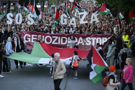 Großdemonstration in San Sebastián am Mittwochabend 