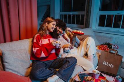 Wolt liefert praktisch alles bis auf die Couch.  
