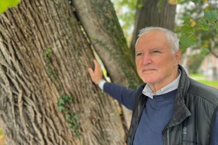 Mohammed Dajani Daoudi (79) war dieser Tage auf Einladung des Global Seminar im Schloss Leopoldskron. 