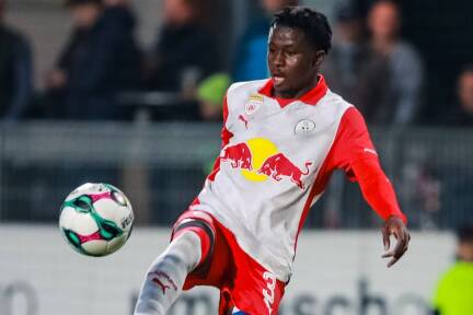 Red Bull Salzburgs Leihgabe Aboubacar Camara überzeugte erneut als Liefering-Joker. 