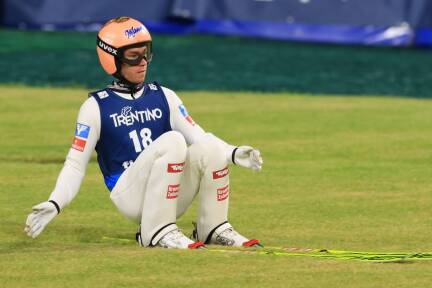 Stefan Kraft greift in Bischofshofen nach dem österreichischen Meistertitel. 