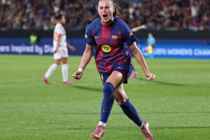 Barcelonas Frauen hatten oft Grund zum Jubeln 