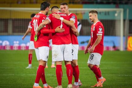 Österreichs Nationalteam jubelte gegen San Marino über zehn Treffer. 