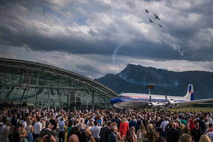 Die Flugshow im Juni stieß auf großes Interesse. Sie ist aber auch jetzt noch umstritten.  
