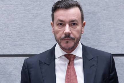 René Benko am Dienstag am Innsbrucker Landesgericht.  
